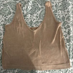 Aura Tan crop top